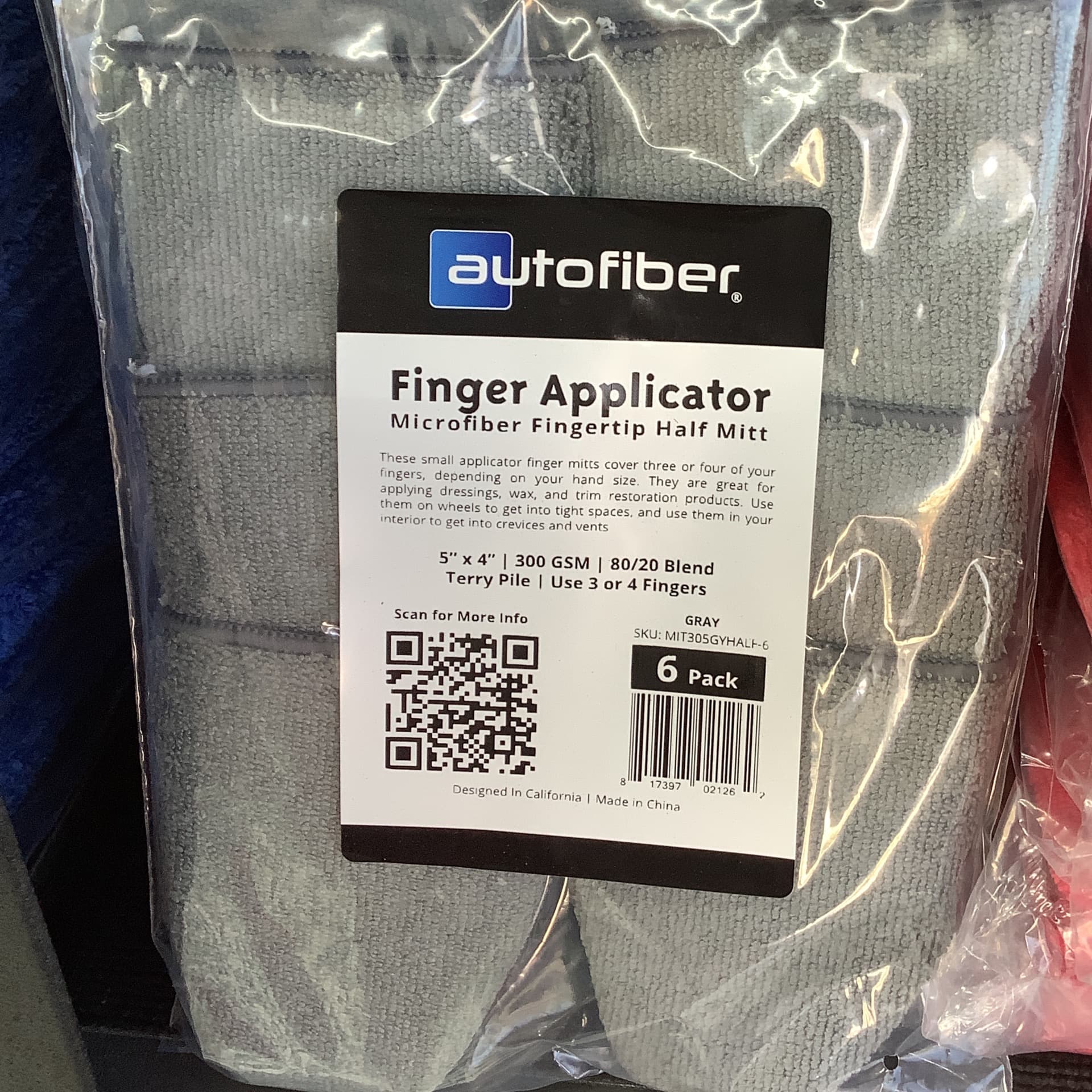 Finger Mitt Applicator / 6pk - Smart Details Auto Spa