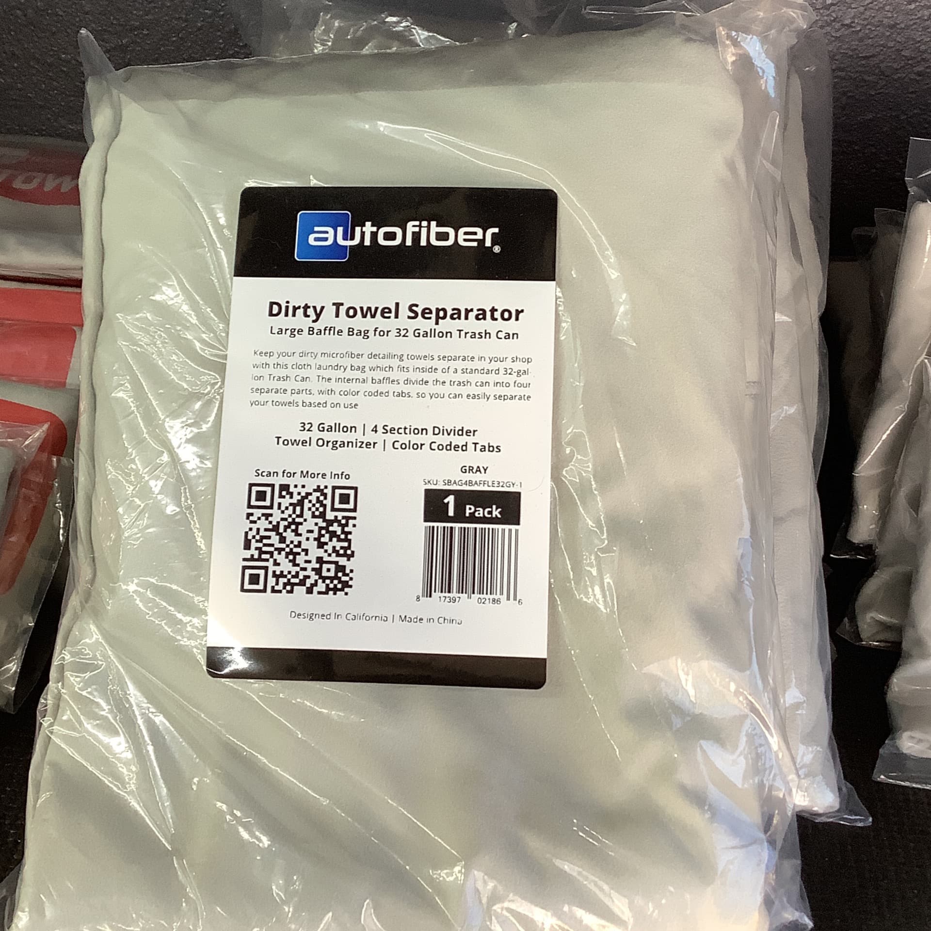 Dirty Towel Separator 32 Gallon Tcan / 1ct - Smart Details Auto Spa