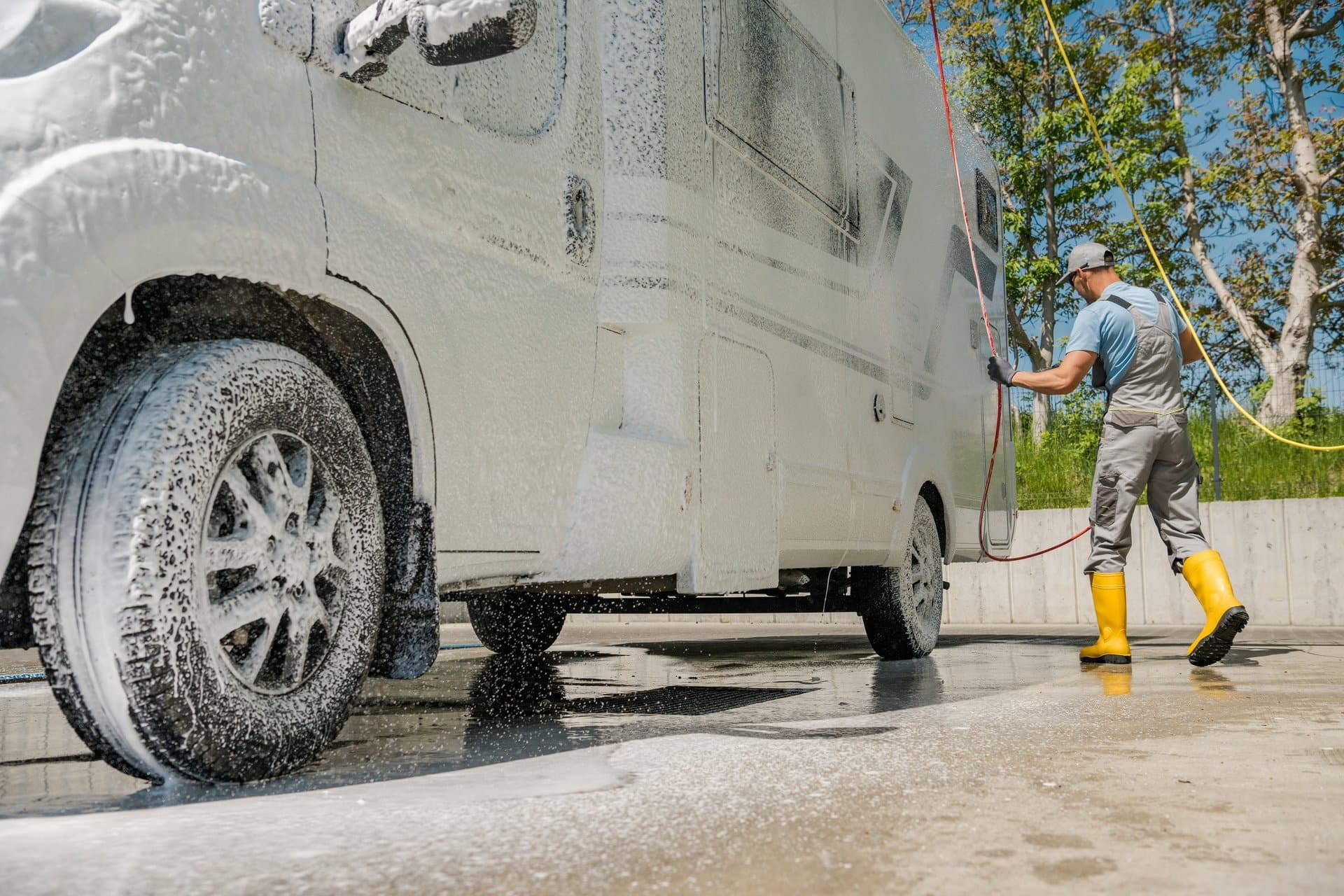 RV Exterior Wash